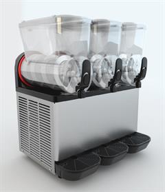 GB 330 LITE Slush ice maskine m/3 beholder á 12 liter - Sort